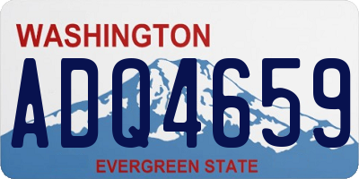 WA license plate ADQ4659