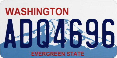WA license plate ADQ4696