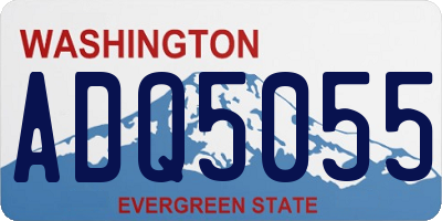 WA license plate ADQ5055