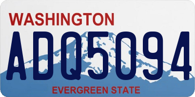 WA license plate ADQ5094