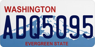 WA license plate ADQ5095