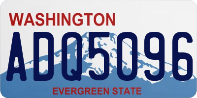 WA license plate ADQ5096