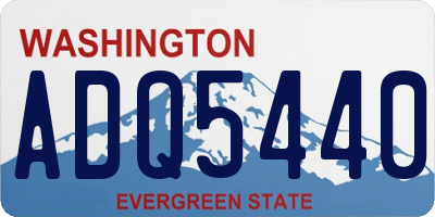 WA license plate ADQ5440