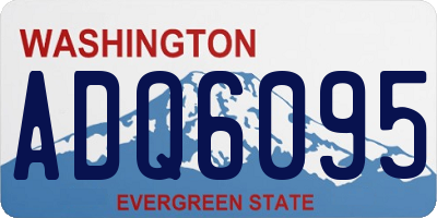 WA license plate ADQ6095