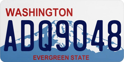WA license plate ADQ9048