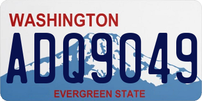 WA license plate ADQ9049