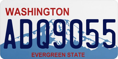 WA license plate ADQ9055