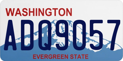 WA license plate ADQ9057