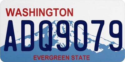 WA license plate ADQ9079