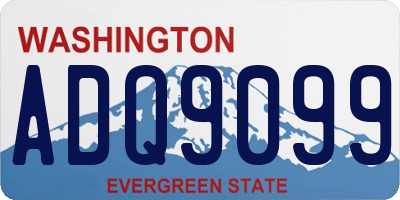 WA license plate ADQ9099