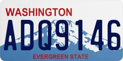 WA license plate ADQ9146