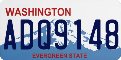 WA license plate ADQ9148