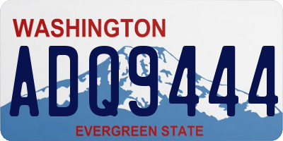 WA license plate ADQ9444