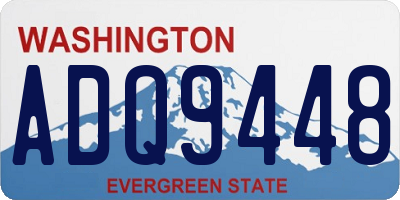 WA license plate ADQ9448