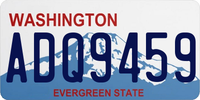 WA license plate ADQ9459