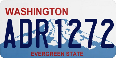 WA license plate ADR1272
