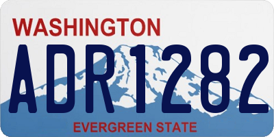 WA license plate ADR1282