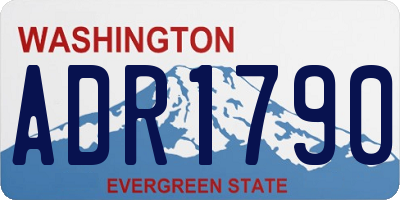 WA license plate ADR1790