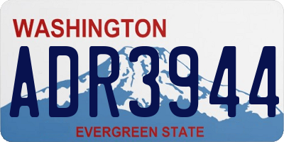 WA license plate ADR3944