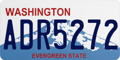WA license plate ADR5272