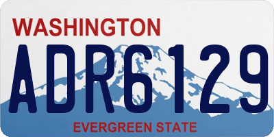 WA license plate ADR6129