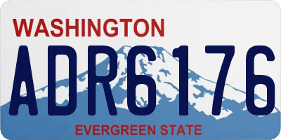 WA license plate ADR6176