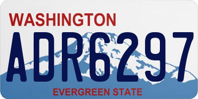 WA license plate ADR6297