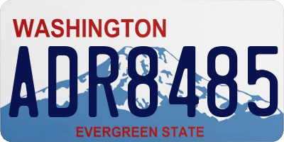 WA license plate ADR8485