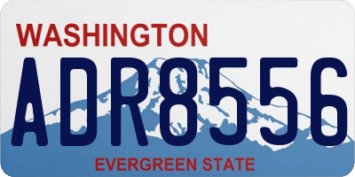 WA license plate ADR8556