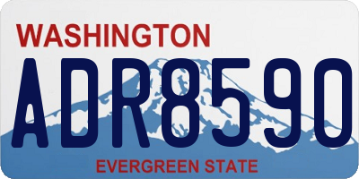 WA license plate ADR8590