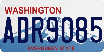 WA license plate ADR9085