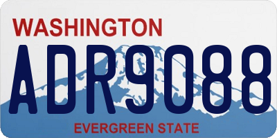 WA license plate ADR9088
