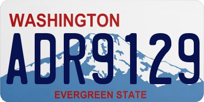WA license plate ADR9129