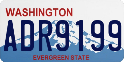 WA license plate ADR9199