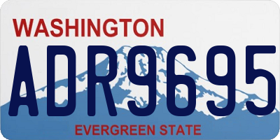 WA license plate ADR9695