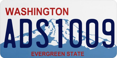 WA license plate ADS1009