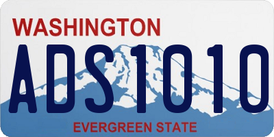 WA license plate ADS1010