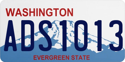 WA license plate ADS1013