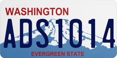 WA license plate ADS1014