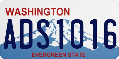 WA license plate ADS1016