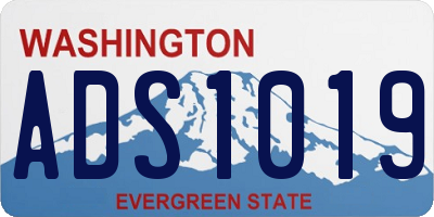 WA license plate ADS1019