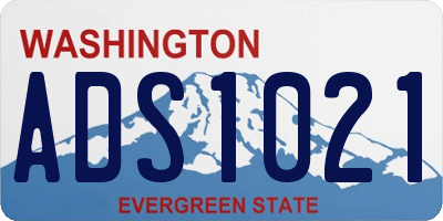 WA license plate ADS1021