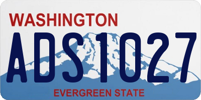 WA license plate ADS1027