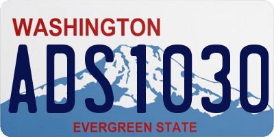 WA license plate ADS1030