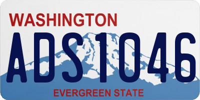 WA license plate ADS1046