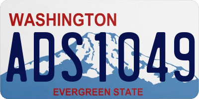WA license plate ADS1049