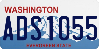 WA license plate ADS1055