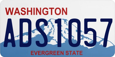 WA license plate ADS1057