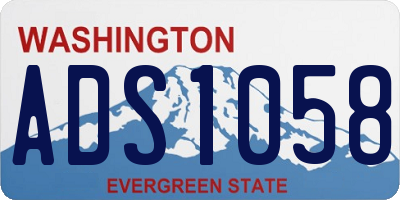 WA license plate ADS1058