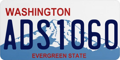 WA license plate ADS1060